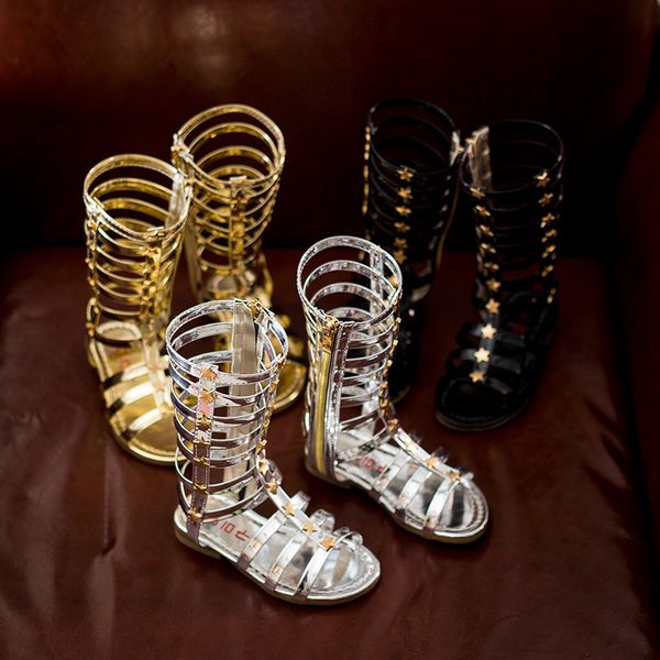 2018 summer girls sandals child sandals female child high gladiator cool boots long gaotong rivet selling fashion cutout, Black;red
2018 summer girls sandals child sandals female child high gladiator cool boots long gaotong rivet selling fashion cutout, Black;red