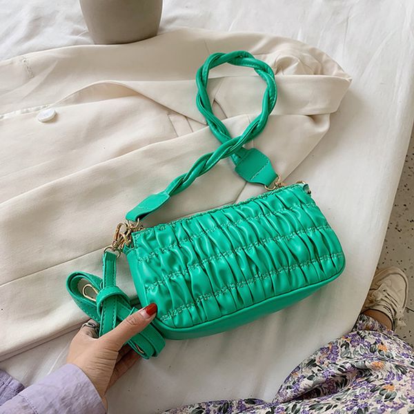 twist shoulder belt pu leather crossbody bags for women 2020 elegant folds shoulder handbags female travel cross body bag
twist shoulder belt pu leather crossbody bags for women 2020 elegant folds shoulder handbags female travel cross body bag