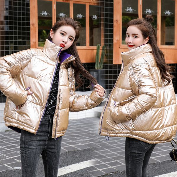 2019 winter jacket women warm coat down parkas female smooth silver gold jackets thick warm outerwear, Black
2019 winter jacket women warm coat down parkas female smooth silver gold jackets thick warm outerwear, Black