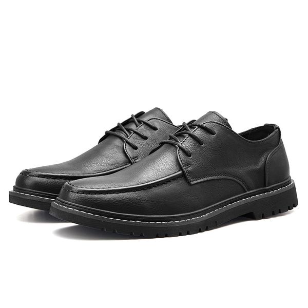 men walking shoes formal dress footwear comfortable male sneakers casual leather shoes easy walking non-slip business, Black
men walking shoes formal dress footwear comfortable male sneakers casual leather shoes easy walking non-slip business, Black