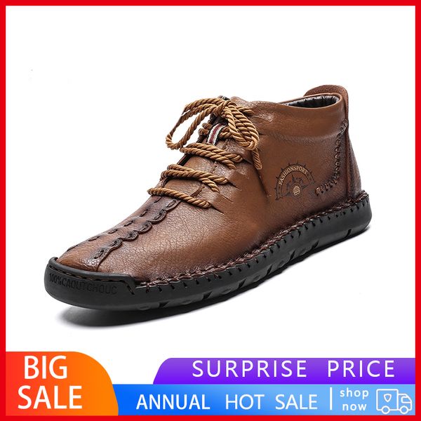 2019 new men casual leather shoes men genuine leather high shoes luxury loafers moccasins lace up big size, Black
2019 new men casual leather shoes men genuine leather high shoes luxury loafers moccasins lace up big size, Black