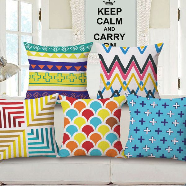posimi second wind back cushion number printing cotton pillow sofa cushion set