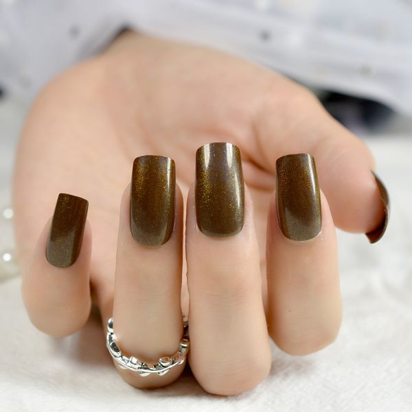 24pcs medium false nails square head acrylic fake nail glitter brown full cover nail tips fuax ongles finger art, Red;gold
24pcs medium false nails square head acrylic fake nail glitter brown full cover nail tips fuax ongles finger art, Red;gold