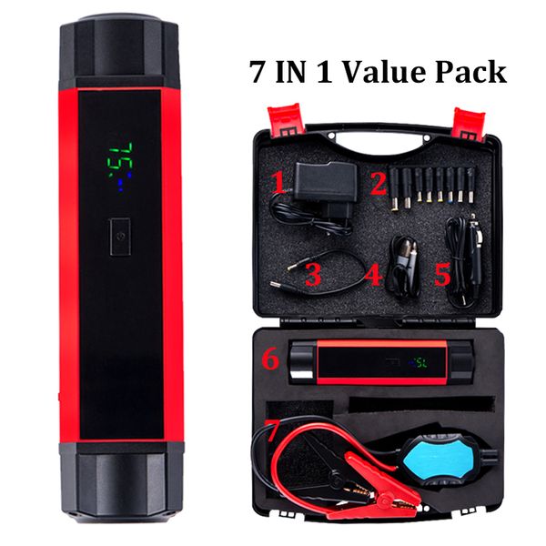 1000a car jump starter power starting device 12v portable power bank charger battery
1000a car jump starter power starting device 12v portable power bank charger battery