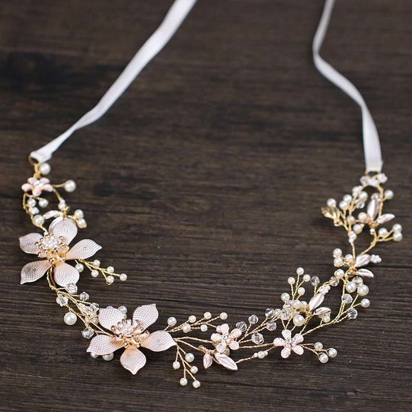 forseven women golden leaf wired crystal rhinestone bride head band pearls flower hairband bridal wedding hair ornaments, Golden;white
forseven women golden leaf wired crystal rhinestone bride head band pearls flower hairband bridal wedding hair ornaments, Golden;white