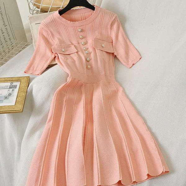 deat 2020 spring summer elegant dress high waist short sleeve button vestidos korean a-line mj194, Black;gray
deat 2020 spring summer elegant dress high waist short sleeve button vestidos korean a-line mj194, Black;gray