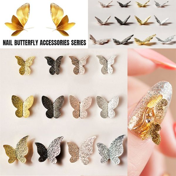 100pcs/pack alloy butterfly 3d nail stickers nails sequins art jewelry decorations diy accessories, Silver;gold
100pcs/pack alloy butterfly 3d nail stickers nails sequins art jewelry decorations diy accessories, Silver;gold
