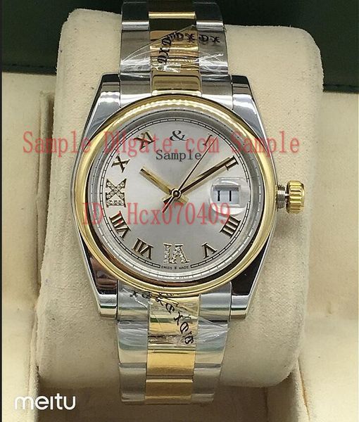 3-х цветные роскошные мужские часы 36 мм президент datejust diamond + rome index механизм азия механические автоматические часы, Slivery;brown
3-х цветные роскошные мужские часы 36 мм президент datejust diamond + rome index механизм азия механические автоматические часы, Slivery;brown