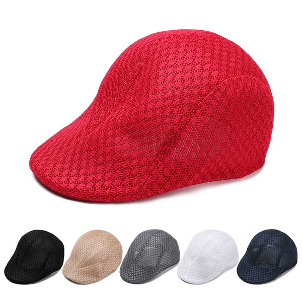 summer breathable adjustable beret hats casual newsboy style gatsby hats sun caps men women mesh caps, Blue;gray
summer breathable adjustable beret hats casual newsboy style gatsby hats sun caps men women mesh caps, Blue;gray