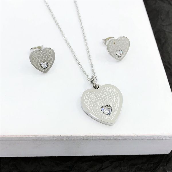 fashion love heart stainless steel pendants necklaces earings for women silver color valentine's day jewelry sets gift female
fashion love heart stainless steel pendants necklaces earings for women silver color valentine's day jewelry sets gift female