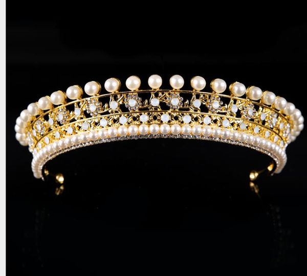 bridal tiara pearl gold and silver rhinestone crown wedding accessories crown crown
bridal tiara pearl gold and silver rhinestone crown wedding accessories crown crown