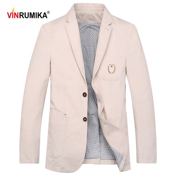 men's jackets five color 2021 autumn fashion casual brand blazer coats man spring 100% cotton overalls blazers slim suits m-4xl, Black;brown
men's jackets five color 2021 autumn fashion casual brand blazer coats man spring 100% cotton overalls blazers slim suits m-4xl, Black;brown