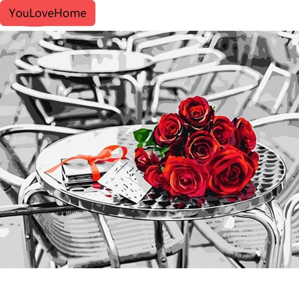 diy oil painting by numbers rose flowers kits drawing canvas handpainted pictures home decoration art gift draw on canvas
diy oil painting by numbers rose flowers kits drawing canvas handpainted pictures home decoration art gift draw on canvas