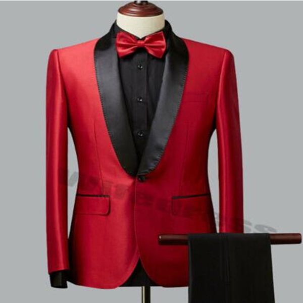 2020 new men's glossy red wedding groom suits groomsman slim prom party dinner tuxedos, White;black
2020 new men's glossy red wedding groom suits groomsman slim prom party dinner tuxedos, White;black