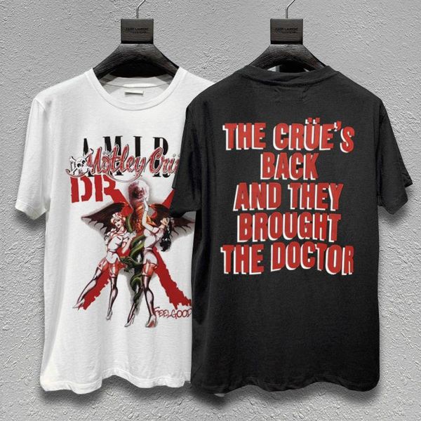 2020 designer high street tide amiri short-sleeved t-shirt european and american cartoon printed casual t-shirt printing beggar, White;black
2020 designer high street tide amiri short-sleeved t-shirt european and american cartoon printed casual t-shirt printing beggar, White;black