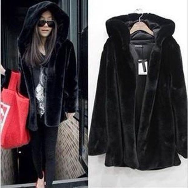 2017 black womens winter warm outerwear hoodie parka faux fur hooded jacket coat, Tan;black
2017 black womens winter warm outerwear hoodie parka faux fur hooded jacket coat, Tan;black