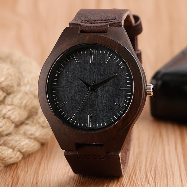 minimalist handmade bamboo wooden quartz watch men coffee genuine leather band fashion nature wood creative watches gift, Slivery;brown
minimalist handmade bamboo wooden quartz watch men coffee genuine leather band fashion nature wood creative watches gift, Slivery;brown