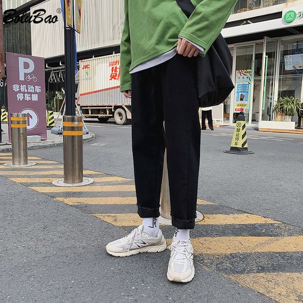 bolubao spring new straight jeans men trend brand men's solid color casual wild denim pants high street fashion jeans male, Blue
bolubao spring new straight jeans men trend brand men's solid color casual wild denim pants high street fashion jeans male, Blue