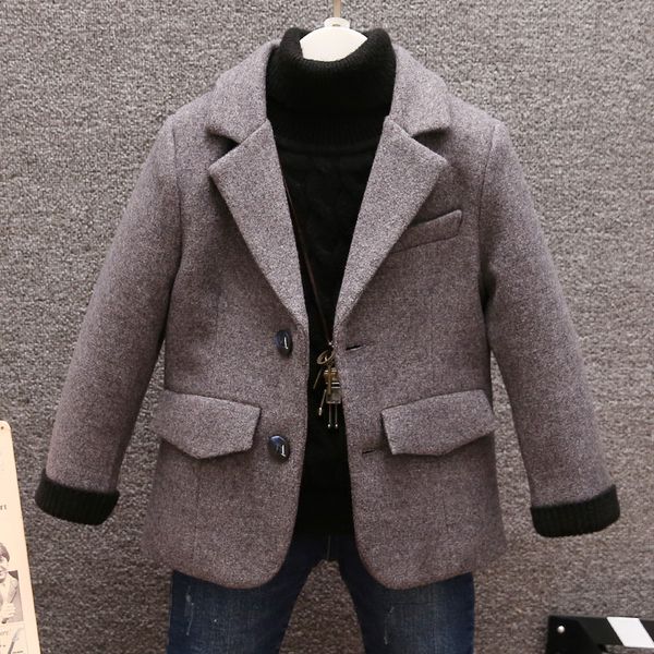 children's wear boys'thicker suit fall and winter 2019 new kids' cotton fabric suit coat children's fabric top, Blue;gray
children's wear boys'thicker suit fall and winter 2019 new kids' cotton fabric suit coat children's fabric top, Blue;gray