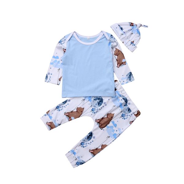 emmababy toddler kids baby boys girls 3pcs clothes cute print long sleeve t-shirt+pants+hat fashion outfit set, Pink;blue
emmababy toddler kids baby boys girls 3pcs clothes cute print long sleeve t-shirt+pants+hat fashion outfit set, Pink;blue