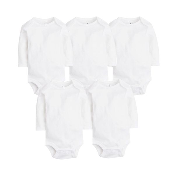 5 pcs/lot newborn baby clothing 2018 summer body baby bodysuits 100% cotton white kids jumpsuits baby boy girl clothes 0-24m
5 pcs/lot newborn baby clothing 2018 summer body baby bodysuits 100% cotton white kids jumpsuits baby boy girl clothes 0-24m