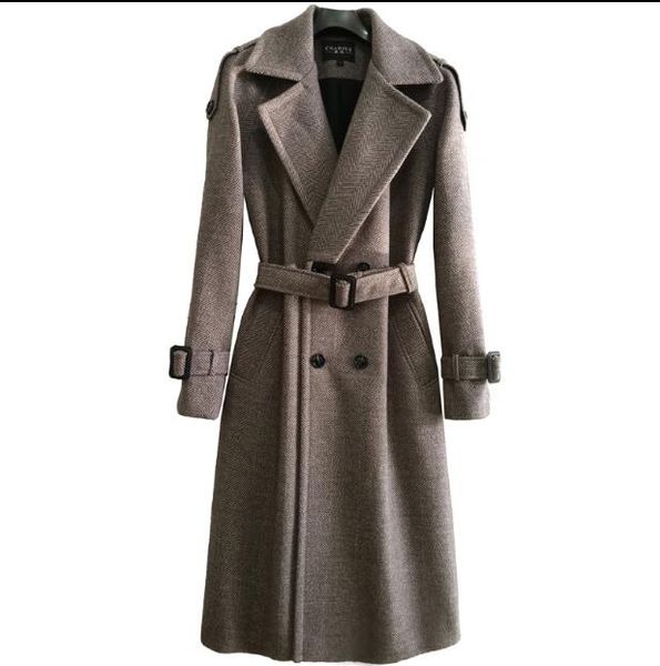 men's long herringbone coat over the knee male 2019 autumn and winter new retro raglan woolen coat super long, Black
men's long herringbone coat over the knee male 2019 autumn and winter new retro raglan woolen coat super long, Black