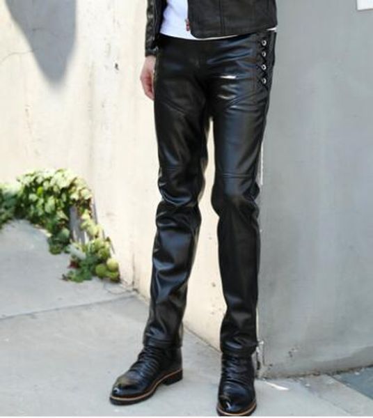 pants with boots, men's nine points, cold leather pants, men's motorcycle, winter windproof personality, riding warm pants
pants with boots, men's nine points, cold leather pants, men's motorcycle, winter windproof personality, riding warm pants
