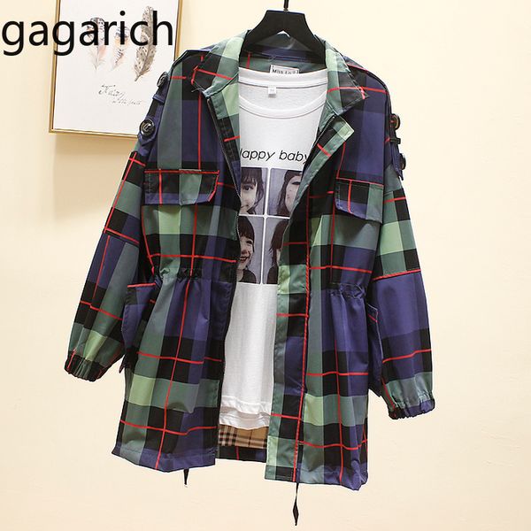 gagarich women trench long sleeve casual korean windbreaker long 2019 autumn new slim loose fashion plaid coat, Tan;black
gagarich women trench long sleeve casual korean windbreaker long 2019 autumn new slim loose fashion plaid coat, Tan;black