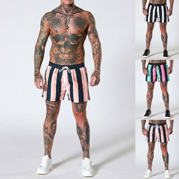 men summer beach casual shorts athletic gym sports training swimwear short pants men's striped briefs
men summer beach casual shorts athletic gym sports training swimwear short pants men's striped briefs