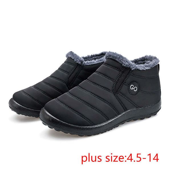 2019 keep antiskid bottom waterproof snow warm plush inside winter boots solid color women shoes ladies plus size mx200324, Black
2019 keep antiskid bottom waterproof snow warm plush inside winter boots solid color women shoes ladies plus size mx200324, Black