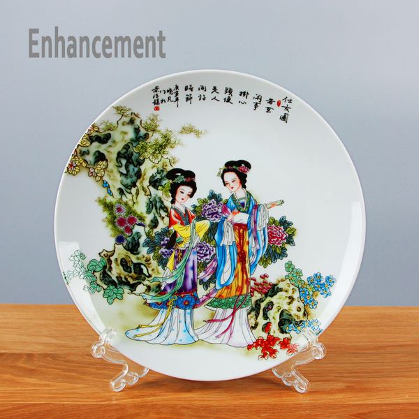 new chinese style ancient beauty ceramic ornamental plate chinese decoration dish plate porcelain plate set wedding gift
new chinese style ancient beauty ceramic ornamental plate chinese decoration dish plate porcelain plate set wedding gift