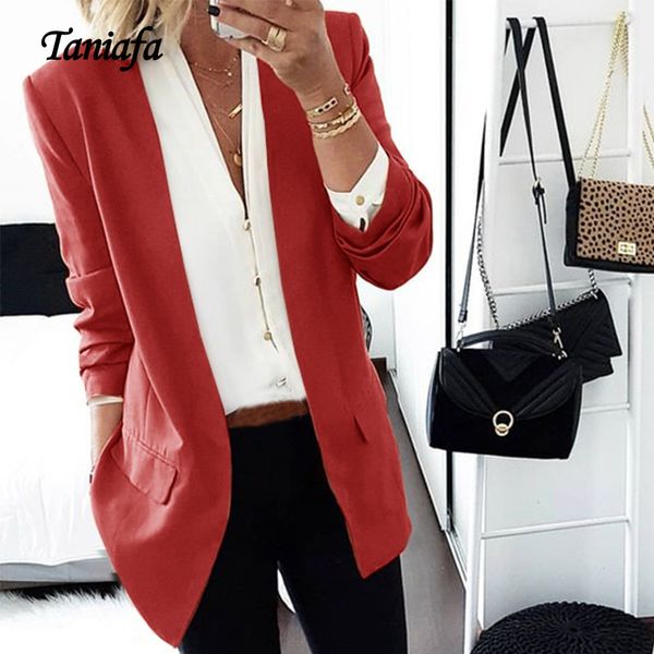 taniafa fashion women suit jacket autumn casual pocket jacket coat outwear, Black;brown
taniafa fashion women suit jacket autumn casual pocket jacket coat outwear, Black;brown