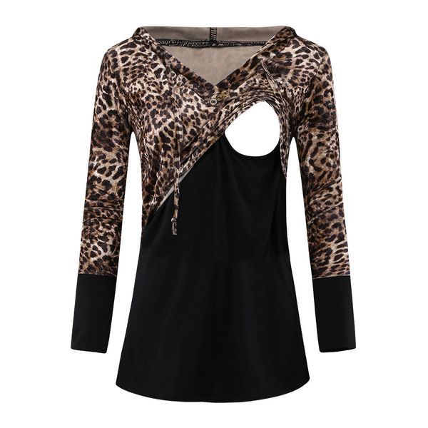 women pregnant nursing maternity long sleeve splicing print leopard blouse new maternity 2020 fashion maternidad #s, White
women pregnant nursing maternity long sleeve splicing print leopard blouse new maternity 2020 fashion maternidad #s, White