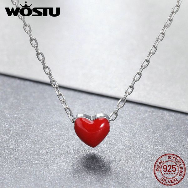 wostu authentic 100% 925 sterling silver cute red heart enamel pendant necklace for women s925 silver chain fine jewelry fmn050
wostu authentic 100% 925 sterling silver cute red heart enamel pendant necklace for women s925 silver chain fine jewelry fmn050