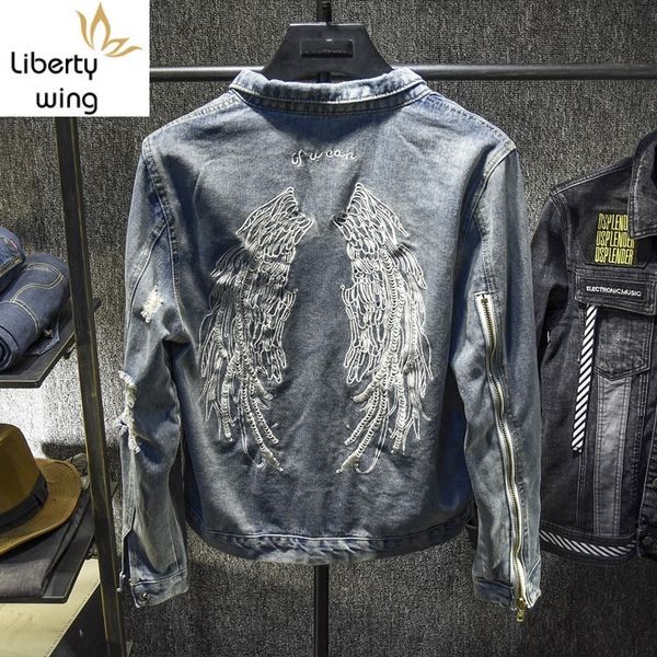 пара весна осень корейский slim fit джинсовые куртки мода новая задняя вышивка отверстие рваные уличная ковбойские пальто плюс размер, Black;brown
пара весна осень корейский slim fit джинсовые куртки мода новая задняя вышивка отверстие рваные уличная ковбойские пальто плюс размер, Black;brown