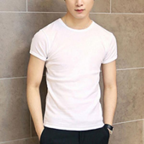 simple summer men short sleeve round collar new solid color casual slim fit t-shirt men's clothing male shirt, White;black
simple summer men short sleeve round collar new solid color casual slim fit t-shirt men's clothing male shirt, White;black