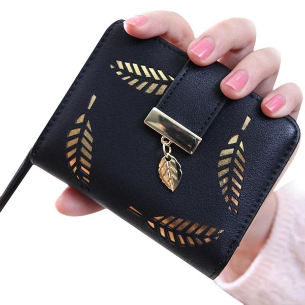 women wallet fashion purse female short wallets solid multi-cards leaf bifold wallet leather clutch card holder purse handbag, Red;black
women wallet fashion purse female short wallets solid multi-cards leaf bifold wallet leather clutch card holder purse handbag, Red;black
