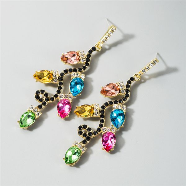 vintage baroque earrings for women cystal multi color gem stones black zircon glasses drop earrings female jewelry supply manufacturers, Silver
vintage baroque earrings for women cystal multi color gem stones black zircon glasses drop earrings female jewelry supply manufacturers, Silver