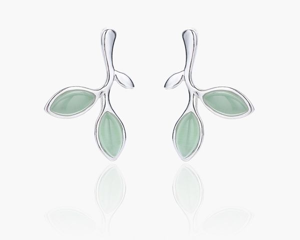 fashion simple 925 silver earrings women &fresh green earring jewelry party gift accessories, Golden;silver
fashion simple 925 silver earrings women &fresh green earring jewelry party gift accessories, Golden;silver