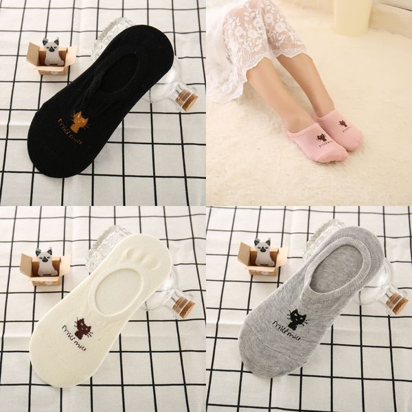 female summer female boat anti-slip silicone cotton kitten invisible silicone invisible socks cartoon socks, Pink;yellow
female summer female boat anti-slip silicone cotton kitten invisible silicone invisible socks cartoon socks, Pink;yellow