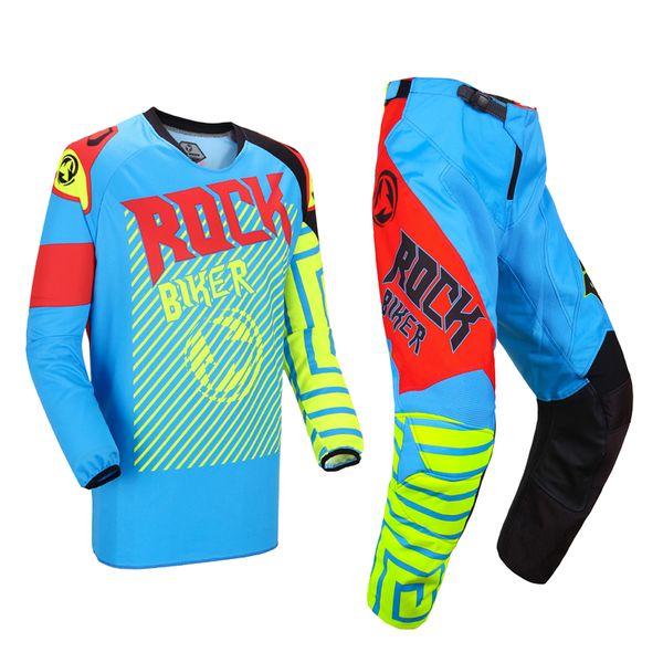 rock biker 2019 new motocross jersey and pants motorcycles off-road mountain moto dirt bike combo atv bmx dh mx riding suit, Black;blue
rock biker 2019 new motocross jersey and pants motorcycles off-road mountain moto dirt bike combo atv bmx dh mx riding suit, Black;blue