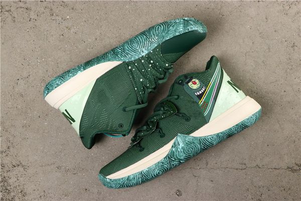 2019 new mens kyrie v basketball shoes irving 5s green magic egyptian pharaoh camouflage 5 zoom sport training sneakers high ankle us 7-12 
2019 new mens kyrie v basketball shoes irving 5s green magic egyptian pharaoh camouflage 5 zoom sport training sneakers high ankle us 7-12