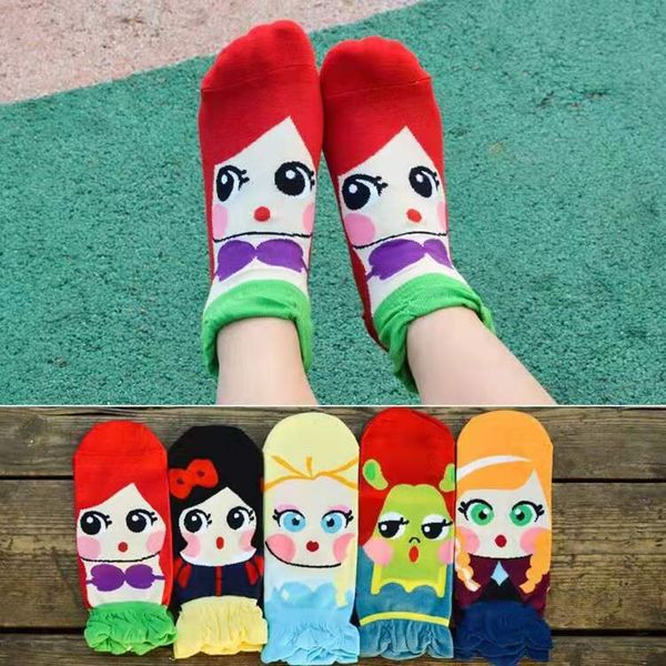 mermaid princess socks for women luxury designer cartoon snow white ankle sock sports cycling gym trendy socken love gift 9 styles eur 33-39, Black;white
mermaid princess socks for women luxury designer cartoon snow white ankle sock sports cycling gym trendy socken love gift 9 styles eur 33-39, Black;white
