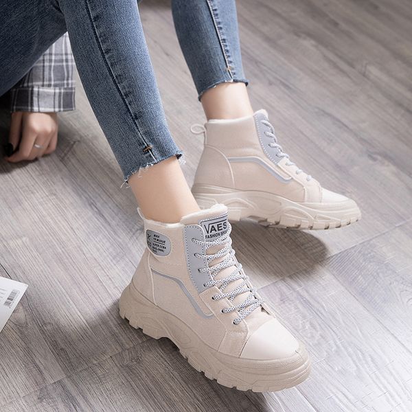 winter boots women boots ankle platform shoes woman fur warm lace-up high-luminous short zapatos de mujer, Black
winter boots women boots ankle platform shoes woman fur warm lace-up high-luminous short zapatos de mujer, Black