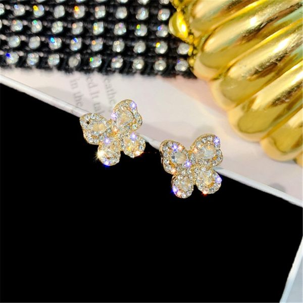designer lady 925 sterling silver rhinestone earrings bling butterfly stud earrings female brand jewelry ear studs, White
designer lady 925 sterling silver rhinestone earrings bling butterfly stud earrings female brand jewelry ear studs, White