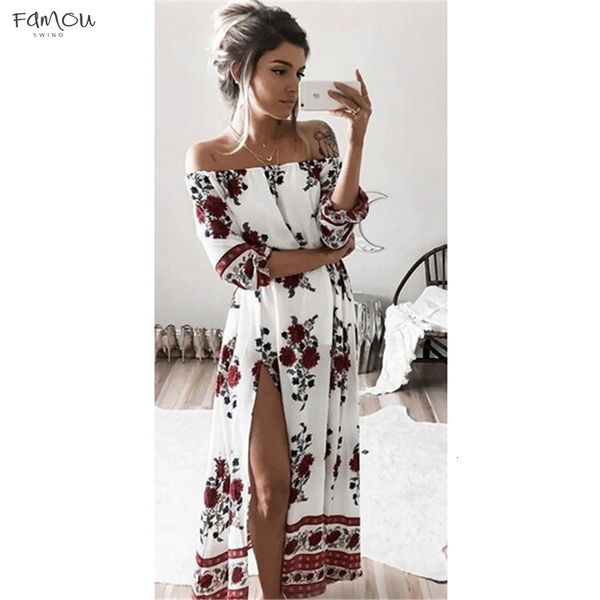 Sexy Women Dress Off Shoulder Floral Print Maxi Boho Long Dress Beach Party Dress Womens Slash Neck Long Summer Dresses Designer Clothes
Sexy Women Dress Off Shoulder Floral Print Maxi Boho Long Dress Beach Party Dress Womens Slash Neck Long Summer Dresses Designer Clothes