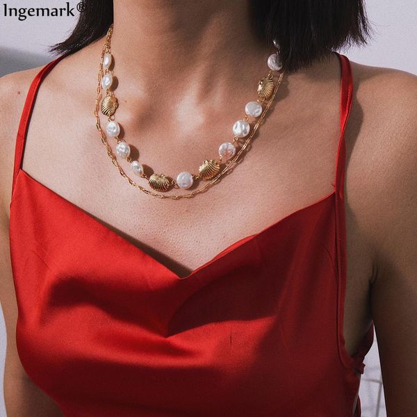 gothic baroque pearl choker necklace collar statement boho vsco puka shell tassel chain necklace women vacation festival jewelry, Silver
gothic baroque pearl choker necklace collar statement boho vsco puka shell tassel chain necklace women vacation festival jewelry, Silver