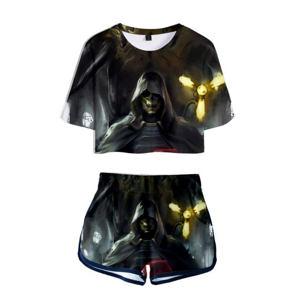 death stranding printed women two piece set new teltplay oversize navel short sleeve and dauntless short pants o-neck summer set, White
death stranding printed women two piece set new teltplay oversize navel short sleeve and dauntless short pants o-neck summer set, White