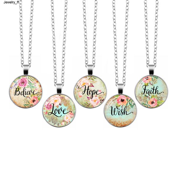 love/hope/faith/believe/ vintage necklace letter glass cabochon pendant long chain necklace girl women jewelry gift for kids, Silver
love/hope/faith/believe/ vintage necklace letter glass cabochon pendant long chain necklace girl women jewelry gift for kids, Silver
