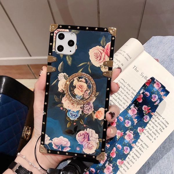 1pcs phone case creative fashion square diamond with ring for iphone 6s 7 8 xr xs 11 pro max plus protective case ing
1pcs phone case creative fashion square diamond with ring for iphone 6s 7 8 xr xs 11 pro max plus protective case ing